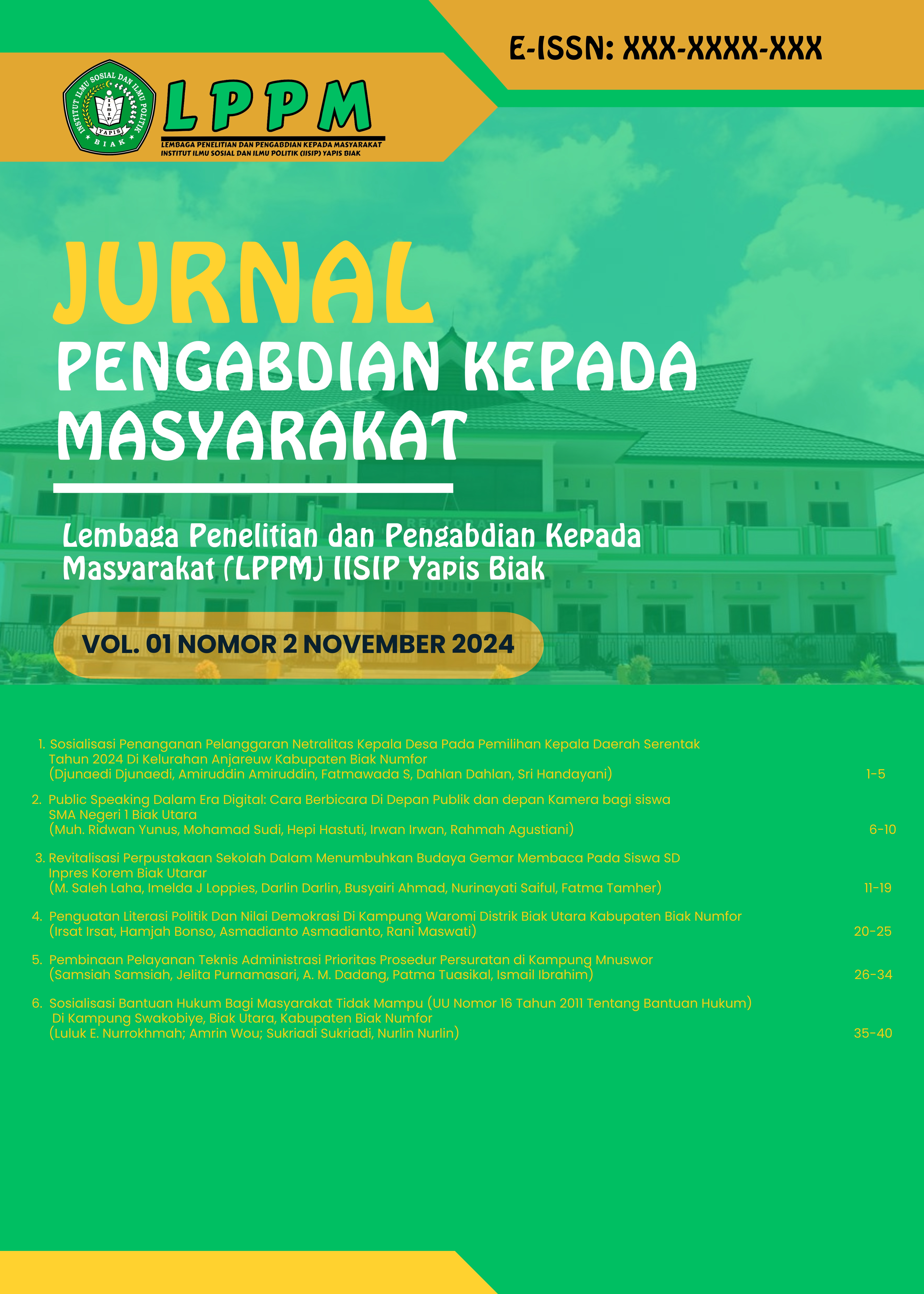 Volume 1 Nomor 2 : NOVEMBER 2024